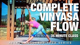 35 Min Complete Vinyasa Flow Yoga Class  Five Parks Yoga [upl. by Iew332]