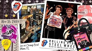 The Rolling Stones live at Miami Orange Bowl Miami  November 16 1989  Complete concert  audio [upl. by Ide]