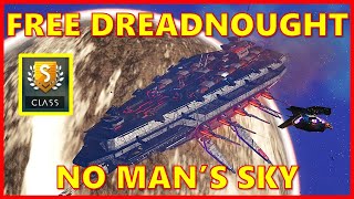 HOW TO GET PIRATE DREADNOUGHT FREIGHTERS SCLASS  No Mans Sky Omega Update nomanssky [upl. by Aehta368]