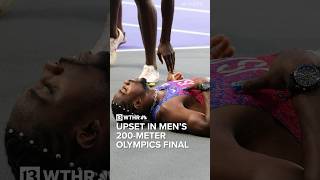 Upset in men’s 200m Olympics final Noah Lyles collapses  Via AP [upl. by Sandro]