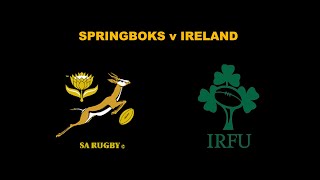 Springboks v Ireland [upl. by Llenart]