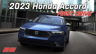 2023 Honda Accord  MotorWeek First Drive [upl. by Neelhtac]