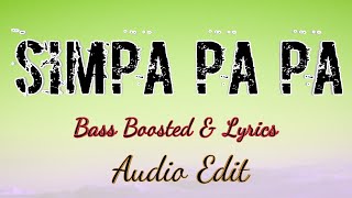 Simpa pa pa polyubila  RaiM amp Artur Bass Boosted  Lyrics  slowedTikTok song [upl. by Accemahs]