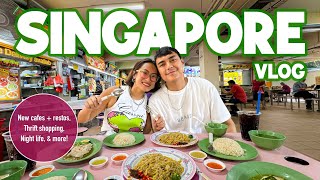 Singapore Vlog New Food amp Cafes Thrift Shopping Best Bars  LauMi [upl. by Kohsa575]