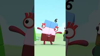 Back to School Counting Fun Colourful Painting Numbers  Part 4  Number Six  Numberblocks [upl. by Schnurr]