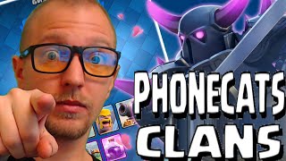 Clash Royale  Join Phonecats Clans [upl. by Teodoro935]