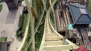 Battle of Jungle King Tiger Train Onride Mounted Go Pro 1080P 60FPS POV Hefei Wanda Park [upl. by Nielsen423]