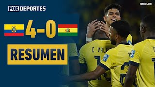 🎉⚽️ ¡VICTORIA CONTUNDENTE DE ECUADOR  Ecuador 40 Bolivia  SAWCQ  HIGHLIGHTS [upl. by Sremmus357]