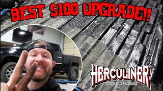 Roll In Truck Bed Liner from Herculiner Here’s My Experience… [upl. by Adnola]