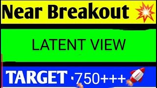 LATENT VIEW SHARE LATEST NEWS TODAYLATENT VIEW SHARE ANALYSISLATENT VIEWS SHARE TARGET [upl. by Ttocs]