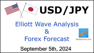 USD JPY Elliott Wave Analysis  Forex Forecast  September 5 2024  USDJPY Analysis Today [upl. by Coriss]