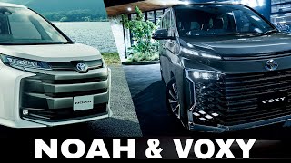 2022 Toyota Noah and Voxy  8 seater Minivans Debut In Japan [upl. by Adigun]