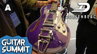 Duesenberg Guitars at Guitar Summit 2024 [upl. by Saimon19]