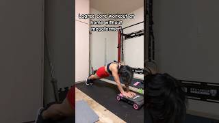 Lagree core workout at home using Slide Fit and Abs roller [upl. by Dahlstrom]