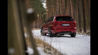 Volvo XC60 B5 AWD MHEV Ultra Dark 2023  test PL I Start Enginepl [upl. by Arahd]