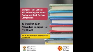 Elangeni TVET College Annual Poetry amp Book Review Competiton [upl. by Demaggio362]