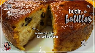 😋 Budín de BOLILLO DURO con PASITAS Postres CON POCO DINERO Budín de PAN [upl. by Airec993]