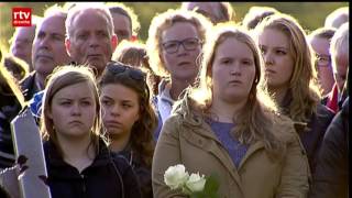 Dodenherdenking voormalig Kamp Westerbork op 4 mei 2016 [upl. by Elery]