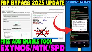 🔥 Finally FRP Bypass 202425  New ADB Enable Tool  Exynos MTK SPD Qualcomm FRP Unlockquot [upl. by Safoelc524]