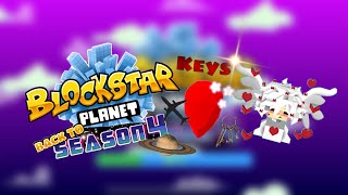 BlockStarPlanet Back to season 4 Keys amp Mystery Crystal [upl. by Risay]