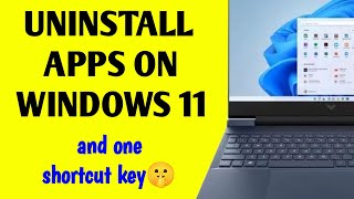 How to uninstall apps on windows 11 [upl. by Ateekal]