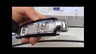 Mercedes E class side mirror dismantle blinker replacement Spiegelblinker Blinker im Spiegel [upl. by Aneeled]