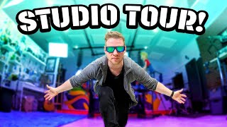 YOUTUBE ART STUDIO TOUR My supplies gear and SECRETS [upl. by Aicelaf374]