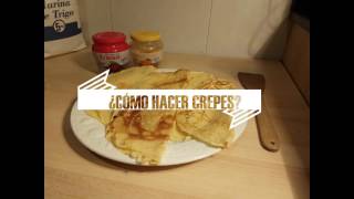 ¿Cómo hacer crepes en 3 minutos Fácil y rápido [upl. by Palestine]