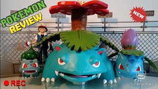 🐢🌴EPIC POKÉMON Review  Reveal of BULBASAUR IVYSAUR amp VENUSAUR  Clay Sculpture Figure Evolutions🎥💚 [upl. by Pirali63]