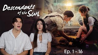 Descendants Of The Sun Ep 1  16 FULL KDRAMA REACTIONREVIEW [upl. by Eecak482]