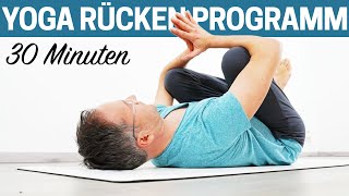 30 Minuten Yoga Rücken Programm einfache Übungen für zuhause [upl. by Cassondra]