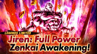 DRAGON BALL LEGENDS quotLL Jiren Full Powerquot Zenkai Awakening [upl. by Abijah]