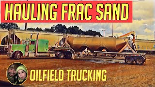 Hauling Frac Sand [upl. by Ennalorac252]