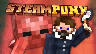 SteamPunk Minecraft Modpack EP1 Adventure Awaits [upl. by Ahsinert521]