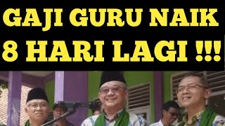 GAJI GURU NAIK 8 HARI LAGI BERSYUKUR KATEGORI GURU INI [upl. by Etnovert393]