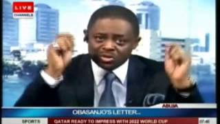 FEMI FANIKAYODE ON OBASANJOS LETTER TO PRESIDENT JONATHAN [upl. by Millwater963]