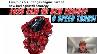 2025 Ram 2500 3500 8 speed transmission with a new Cummins gas and Diesel engine Ram has a surprise [upl. by Maxama]