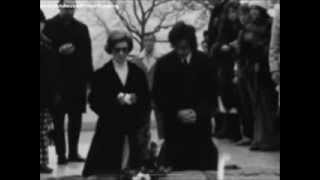 November 22 1972  Janet Lee Bouvier Auchincloss at the grave of President John F Kennedy [upl. by Oneladgam]