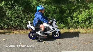 Elmotorcykel deluxe med lyd og lys [upl. by Llenor256]