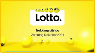 Lotto trekkingsuitslag 5 oktober 2024 [upl. by Angie]