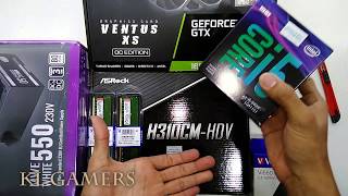 intel Core i5 9400F ASRock H310CMHDV Verbatim SSD msi GTX 1650 VENTUS XS OC edition Gaming PC Build [upl. by Conias]