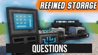 Refined storage guide  tutorial 11221192 Questions CONTINUOUS AUTOCRAFT CHARGING ITEMS [upl. by Eelrahs]