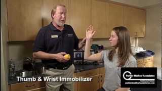 Thumb and Wrist Immobilizer Splint Technique [upl. by Joachim]