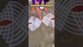 Pandaga muggulu Daily use rangoli south rangoli padikolam shortsfeed trending muggulu art [upl. by Eldon]