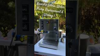 Rancilio Silvia Water Pump Replacement amp Wiring  De Luca Espresso Repair Short [upl. by Burgener]