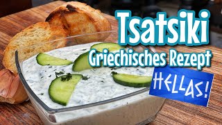 Tsatsiki nach griechischem Rezept  Westmünsterland BBQ [upl. by Wunder]