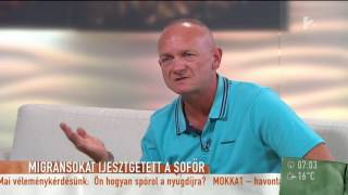 Megszólal a migránsokat ijesztgető kamionos  tv2humokka [upl. by Nagaem]