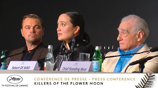 Killers of the Flower Moon – Press conference – EV – Cannes 2023 [upl. by Eldreeda]