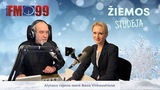 Pirmieji metai  Alytaus rajono savivaldybės merė Rasa Vitkauskienė FM99 studijoje [upl. by Carn]