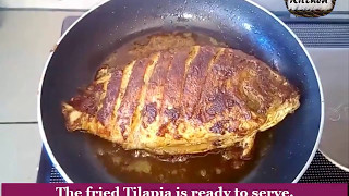 Whole tilapia fish fry Recipe [upl. by Mcferren]